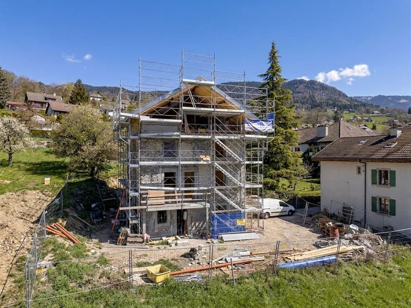 Façade en rénovation