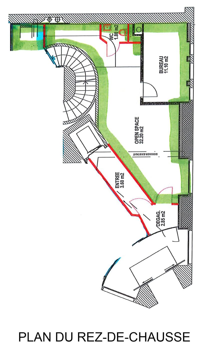 Plan du rez-de-chaussée