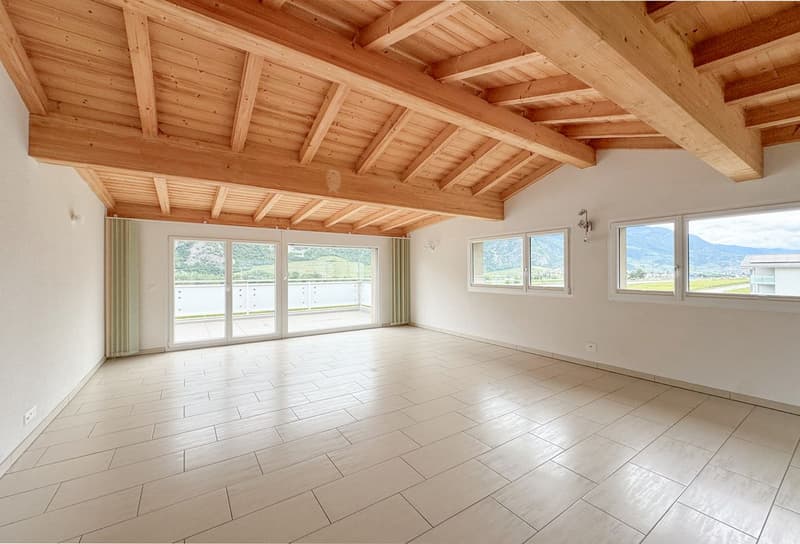 Attique de 3,5 pièces avec grand balcon et vue à St-Pierre-de-Clages (11)