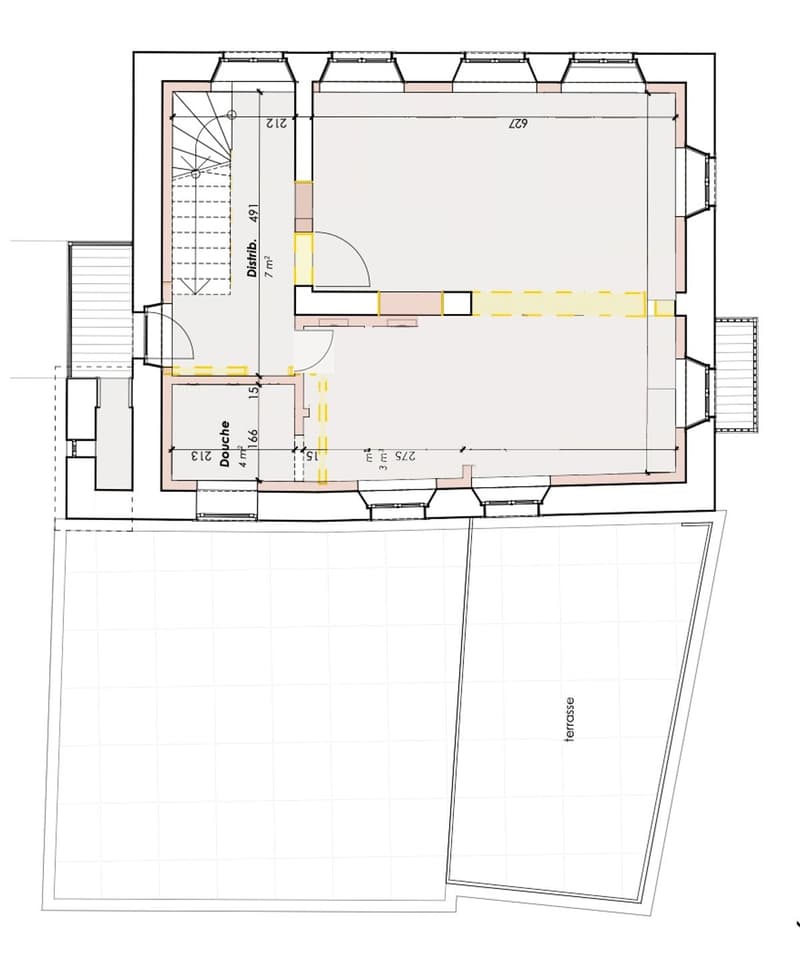 Plan du 1er étage