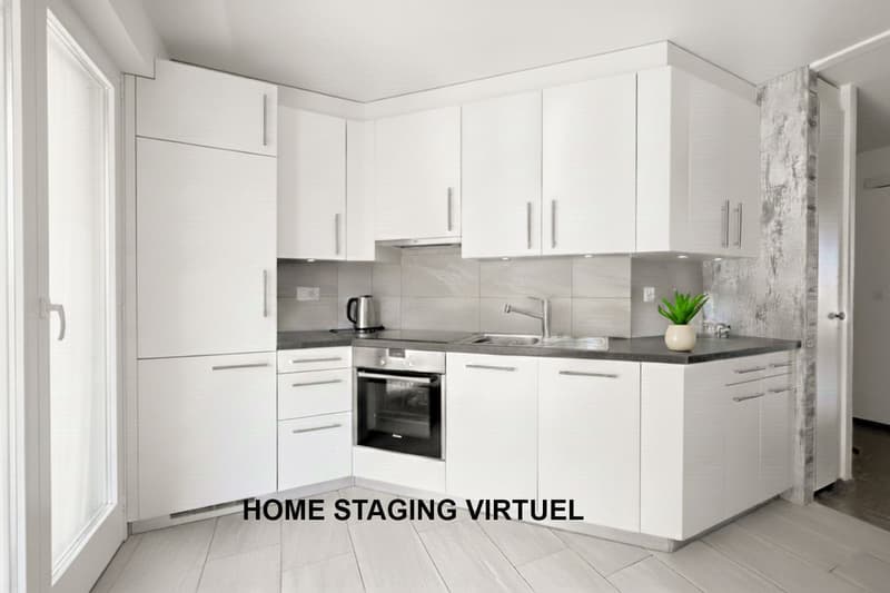 Cuisine Home staging virtuel