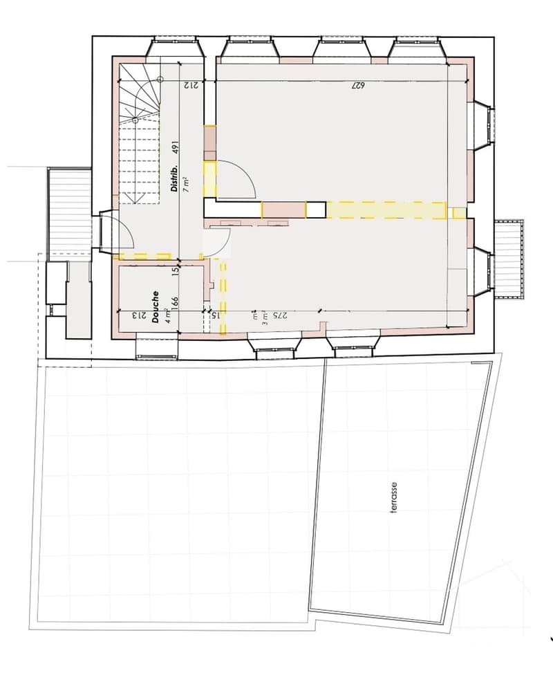 Plan du 1er étage