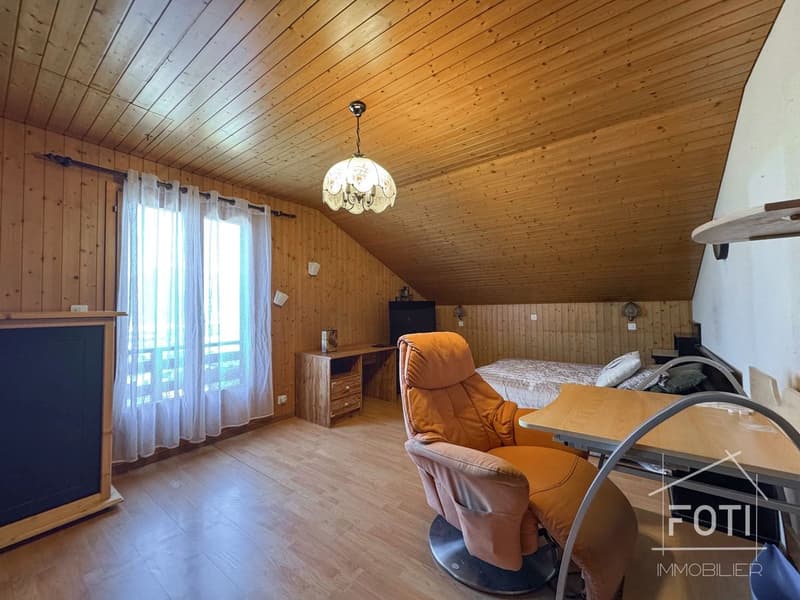 Chambre sous toit