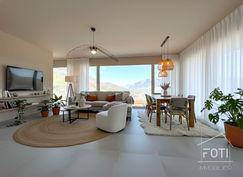 New individual villa with 4.5 rooms and beautiful view of the plain (3)