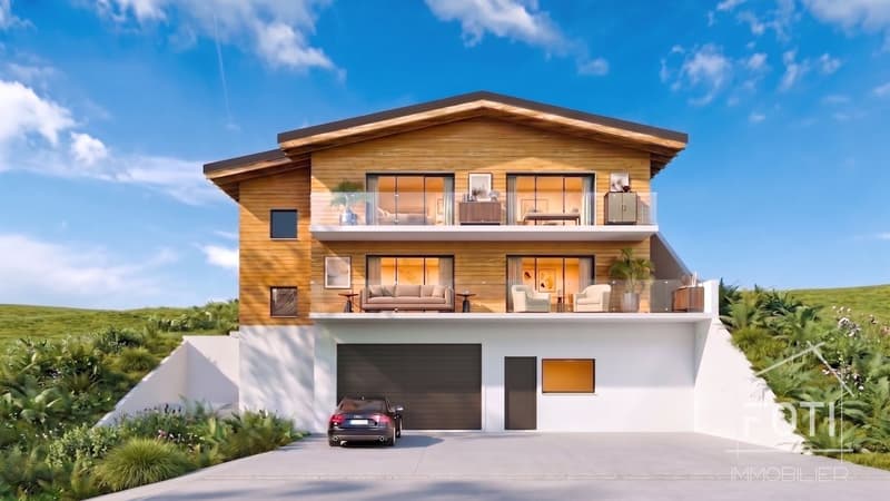 Beau chalet à construire avec finitions au gré du preneur