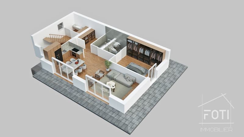 Plan des combles