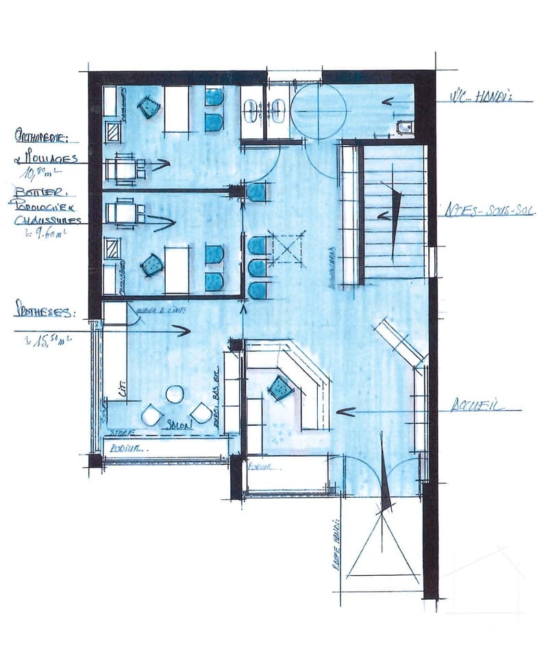 Plan du rez-de-chaussée