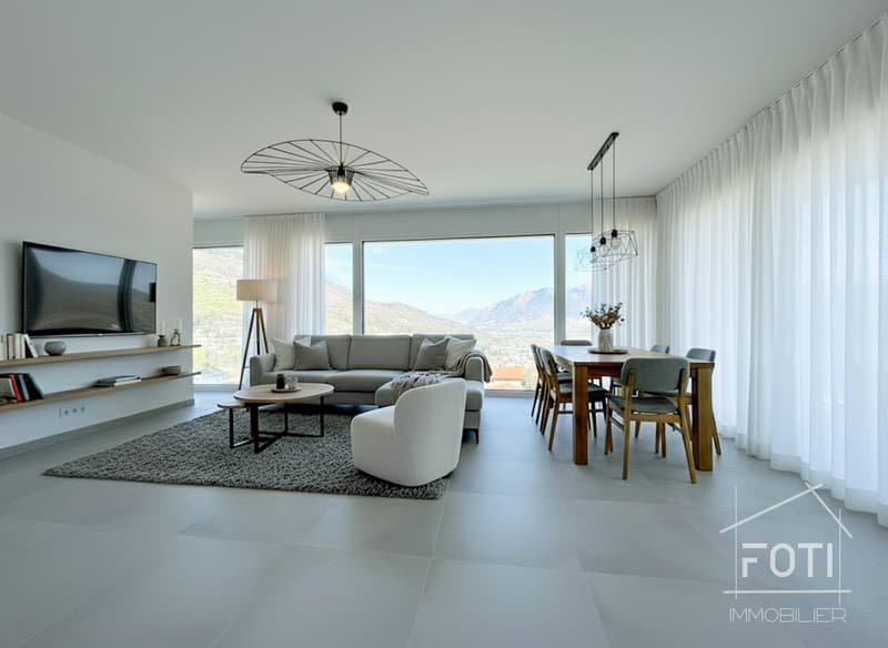 Villa individuelle NEUVE de 4,5 pièces avec belle vue sur la plaine. (6)