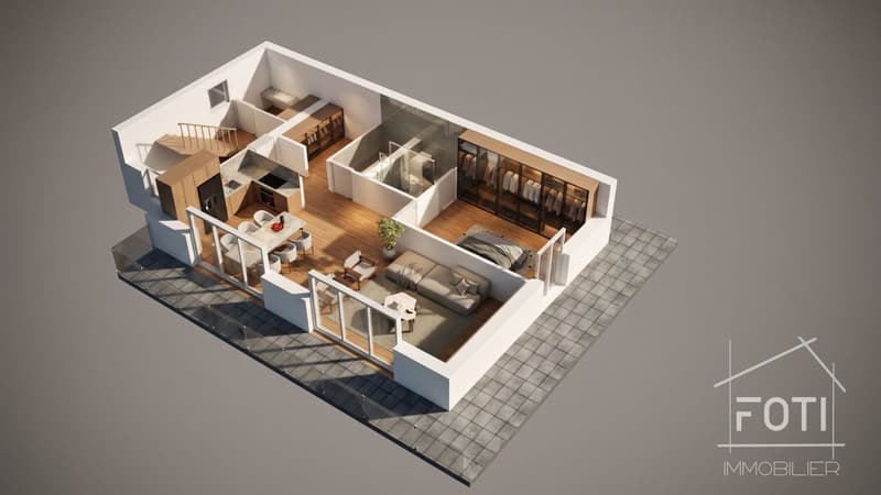 Plan des combles