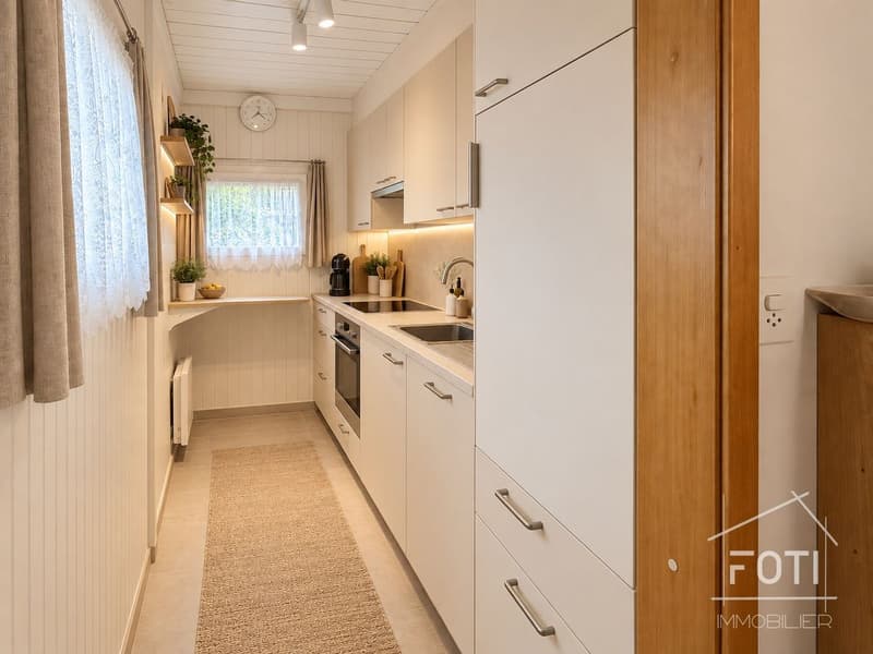 Home staging virtuel de la cuisine