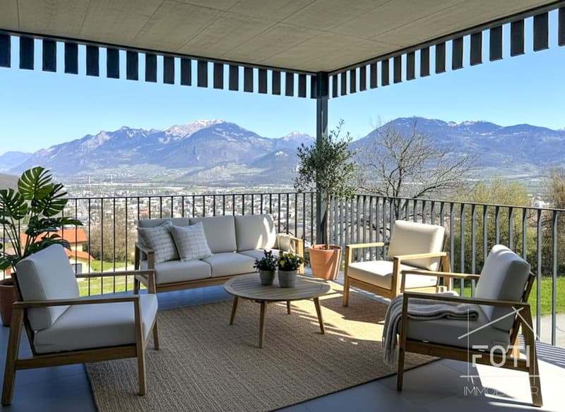 Villa individuelle NEUVE de 4,5 pièces avec belle vue sur la plaine. (7)