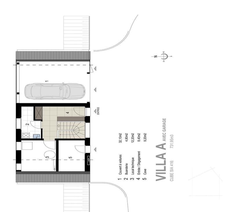 Plan des combles