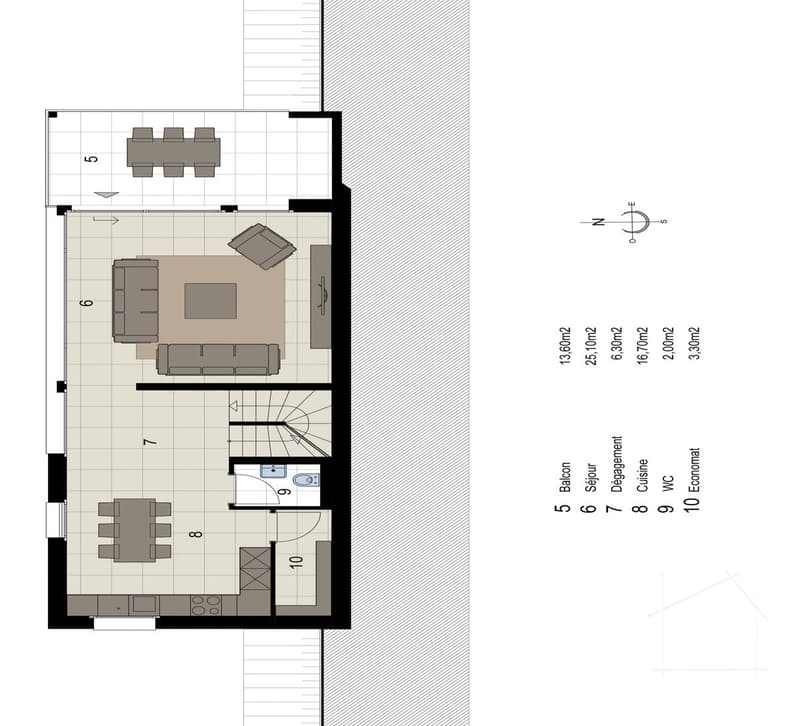 Plan du rez-de-chaussée