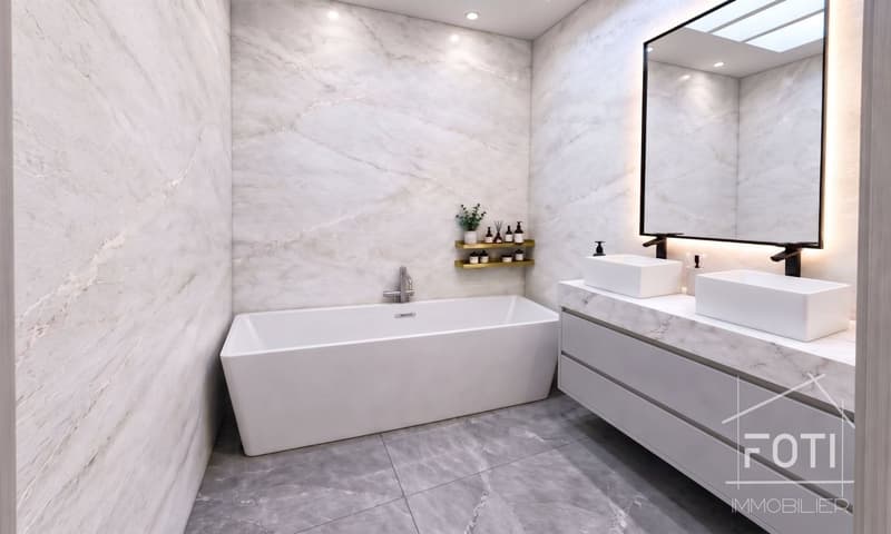 Salle d'eau - image de synthèse