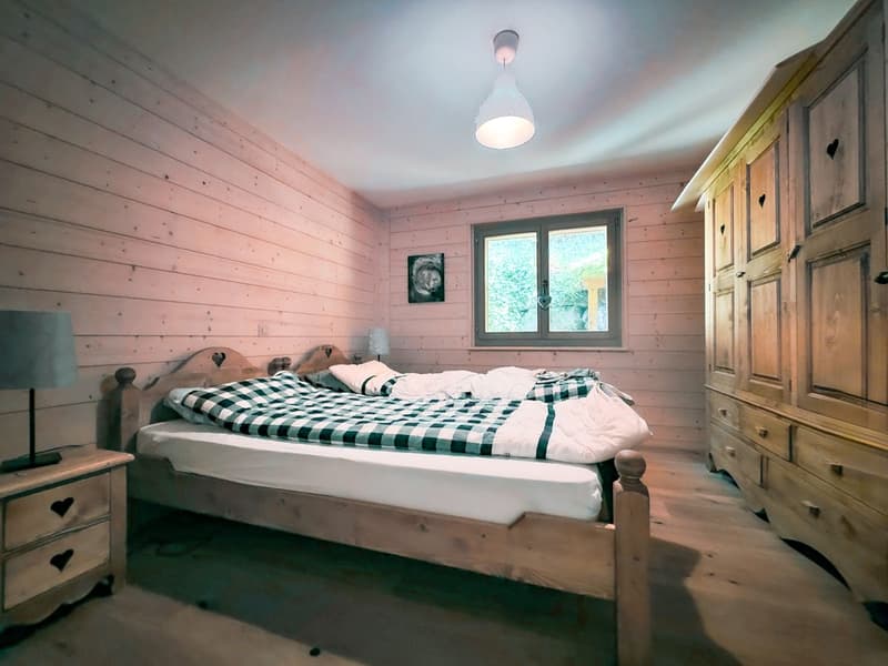 Ovronnaz - chalet 7.5 pièces de 205 m², vue sur la plaine, sauna, jacuzzi, sans vis-à-vis (13)