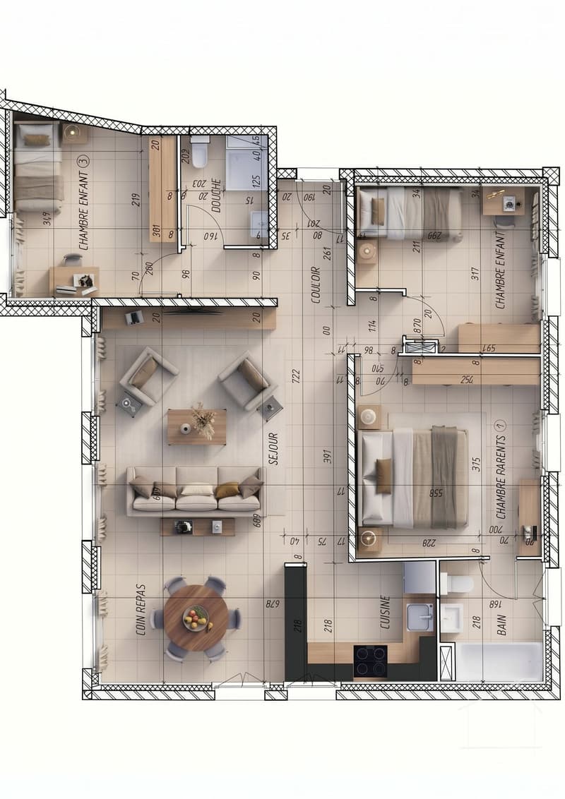 Plan intérieur