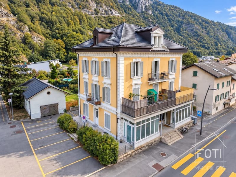 Immeuble de rendement avec 8 lots entièrement loués à 4,77% brut + terrain avec fort potentiel (1 million) (1)