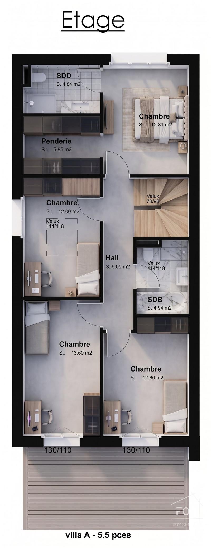 Plan de l'étage