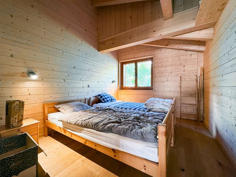 Ovronnaz - chalet 7.5 pièces de 205 m², vue sur la plaine, sauna, jacuzzi, sans vis-à-vis (12)