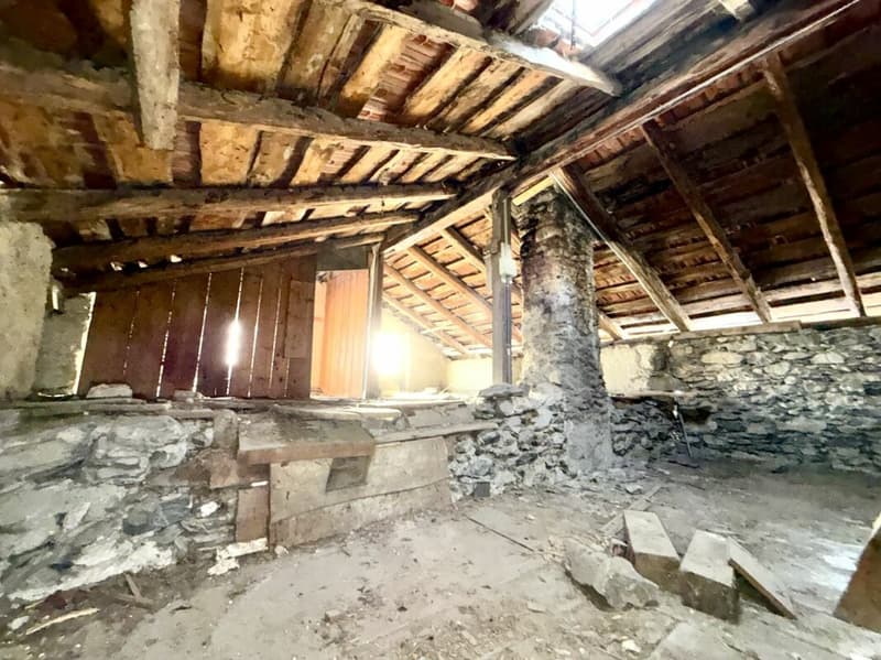 Casa da ristrutturare nel centro di Chamoson, venduta con autorizzazione di costruzione (18)