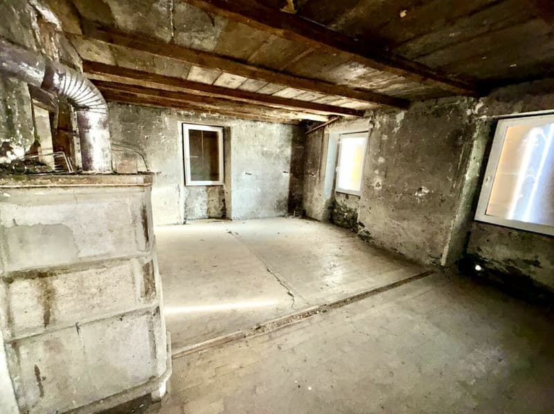 Casa da ristrutturare nel centro di Chamoson, venduta con autorizzazione di costruzione (17)