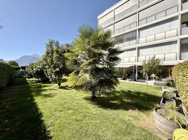 Appartamento al piano terra nel centro di Conthey (8)