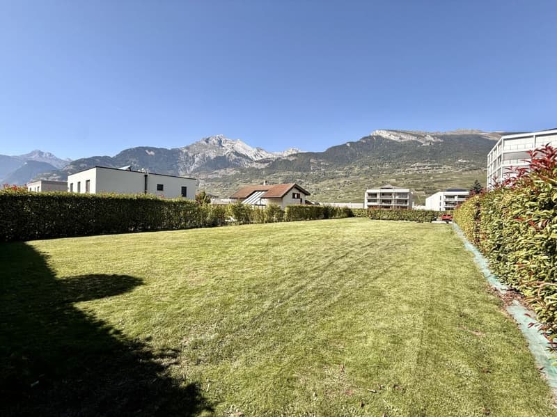 Appartamento al piano terra nel centro di Conthey (33)