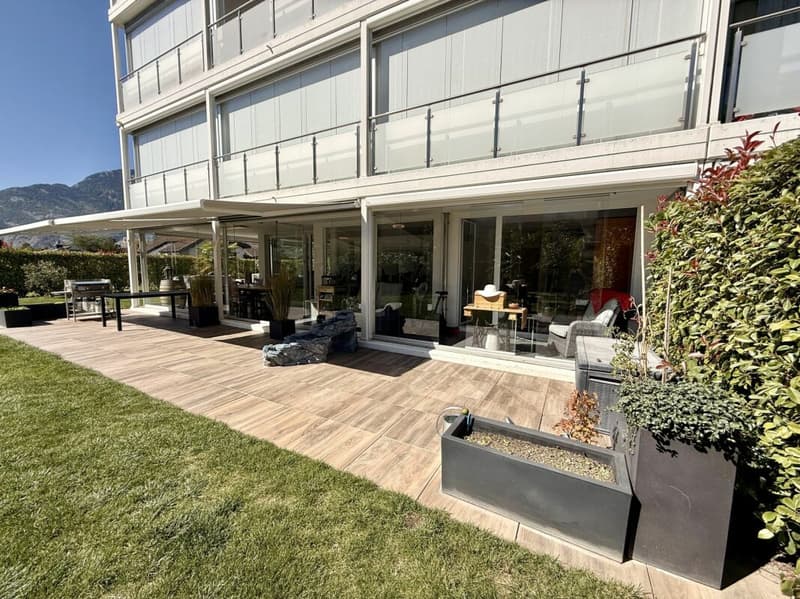 Appartamento al piano terra nel centro di Conthey (9)