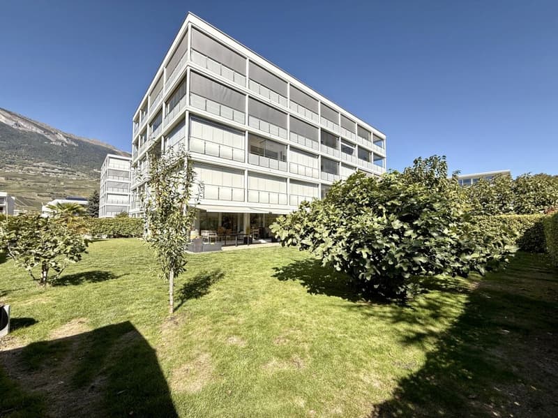 Appartamento al piano terra nel centro di Conthey (7)