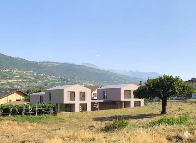 Nouvelle promotion de 3 villas individuelles à Grône (2)