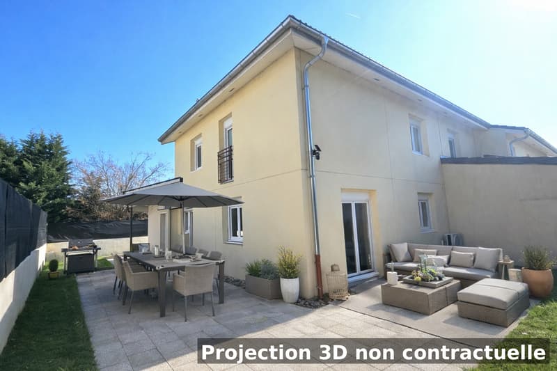 Versonnex, Haus vom Typ 4 mit 97m2, Garten und Garage, am Ende einer familiären Sackgasse (3)
