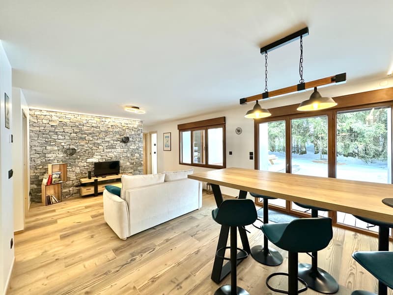 70 m2 apartment completely renovated in Les Gets (1)
