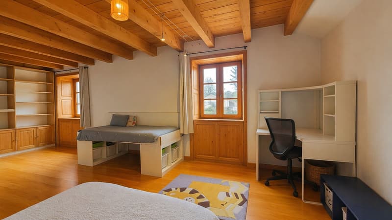 Prévessin-Moëns Affascinante casa di villaggio in pietra di 220 m² abitabile, a due passi dal centro (12)