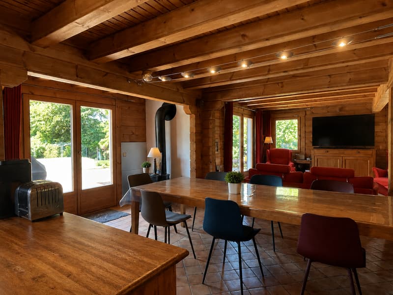 Grande maison à Prevessin sur terrain de 4600m2 (5)