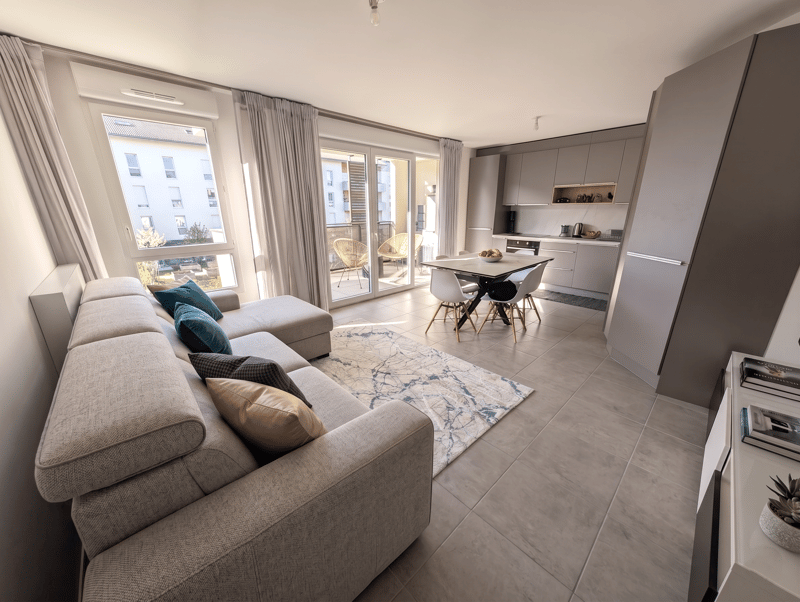 Cessy (01) : T3 de 2024 71 m² avec Terrasse & Garage (2)
