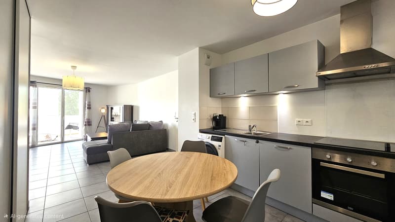 Saint-Genis-Pouilly centre T3 de 71 m² avec balcon et garage (3)