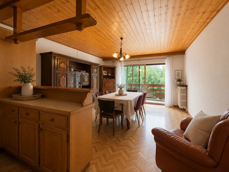 CHAMONIX LES PLANARDS | 52 M² DEUX BALCONS VUES MONT-BLANC (1)