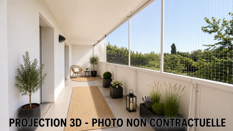 Saint-Genis-Pouilly centre   T3 de 71 m² avec balcon et garage (4)