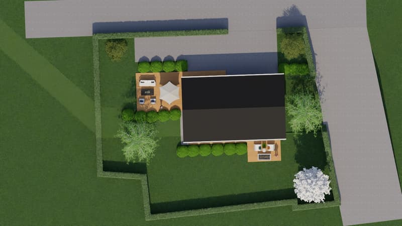Maison + terrain + garage + parkings, vue Mt Blanc & Jura (3)