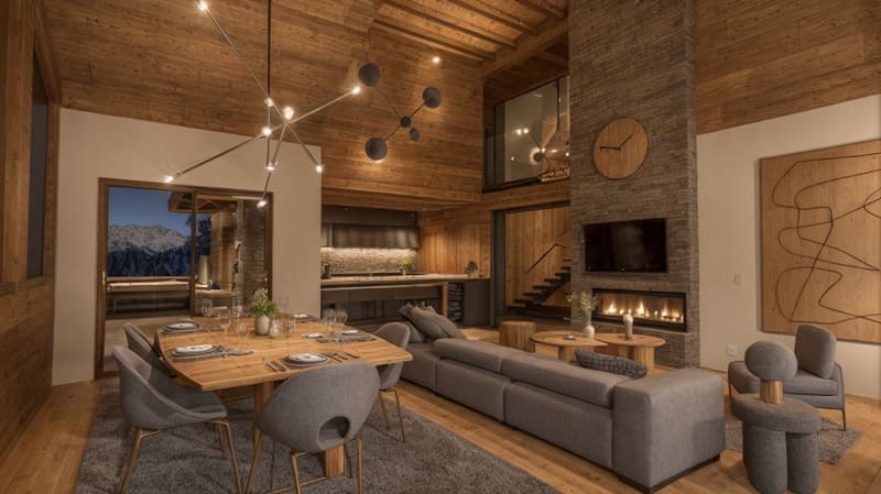 Chalet de haut standing au pied du Mont-Blanc. (3)