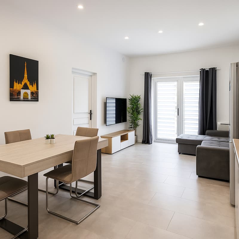PERON   Appartement T4 avec terrasse, jardin et 2 parkings (4)