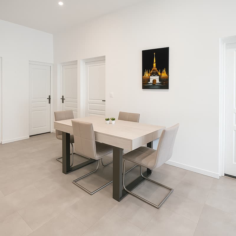 PERON   Appartement T4 avec terrasse, jardin et 2 parkings (7)