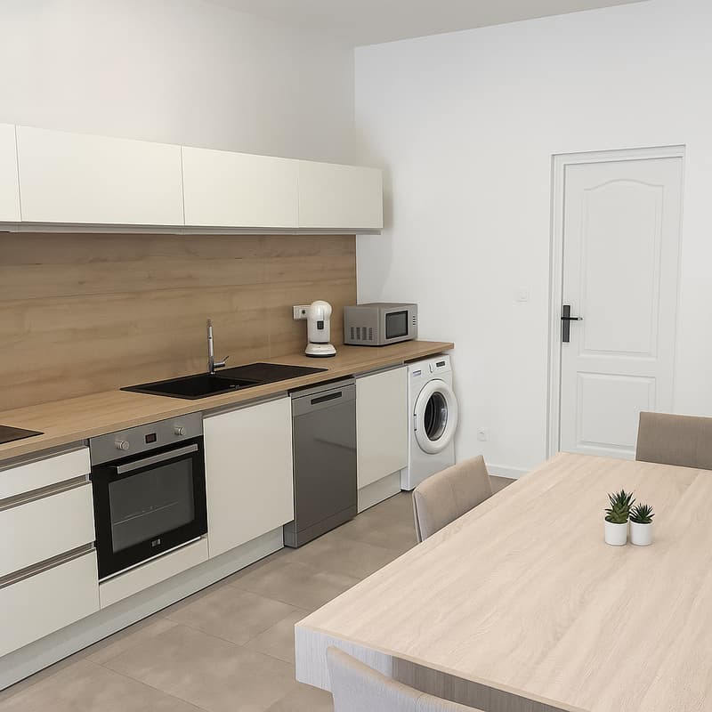 PERON   Appartement T4 avec terrasse, jardin et 2 parkings (5)