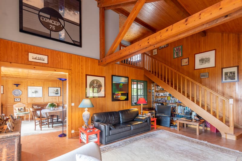 Chalet avec vue exceptionnelle Lac Léman & Mont Blanc 2 logements 227 m² (5)