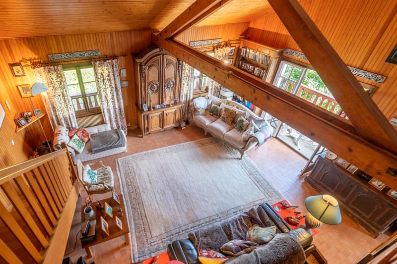 Chalet avec vue exceptionnelle Lac Léman & Mont Blanc 2 logements 227 m² (12)