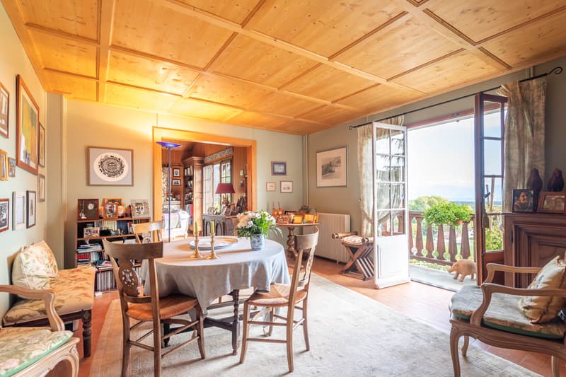 Chalet avec vue exceptionnelle Lac Léman & Mont Blanc 2 logements 227 m² (7)