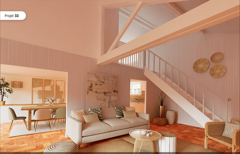 Chalet avec vue exceptionnelle Lac Léman & Mont Blanc 2 logements 227 m² (4)