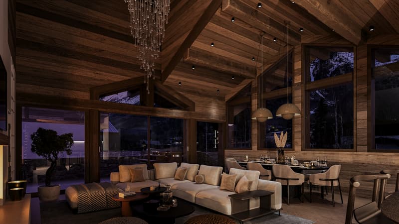 Chalet de haut standing au pied du Mont-Blanc. (3)