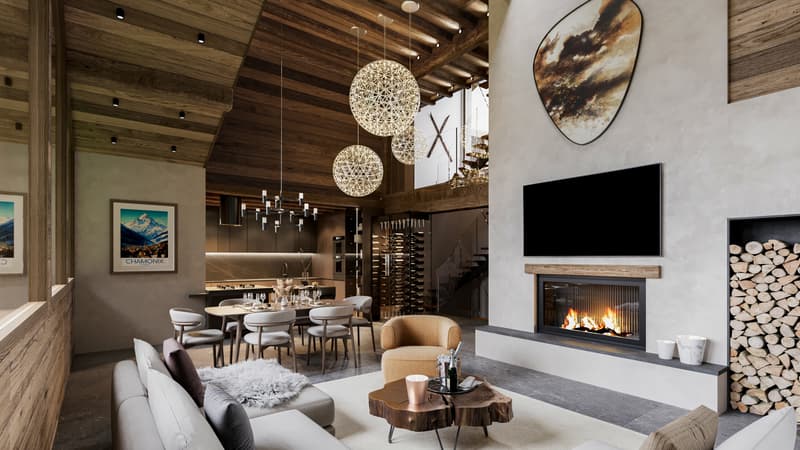 Chalet de haut standing au pied du Mont-Blanc. (8)