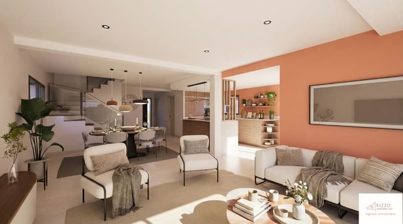 Prévessin-Moëns : Villa T5 Contemporaine (126 m²)   Toiture Terrasse   Terrain 835 m² (4)